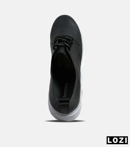 کفش کتانی مردانه مشکی BERSHKA