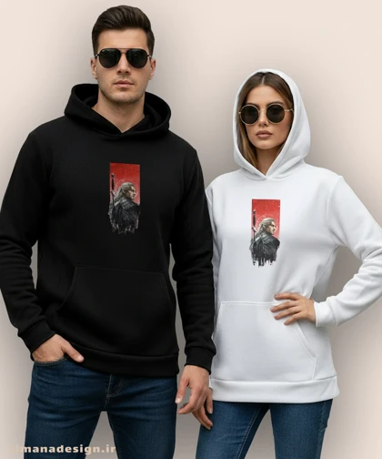 هودی مردانه و زنانه طرح ویچر شخصیت گرالت کد 923