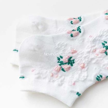 جوراب مچی طرح Flower2