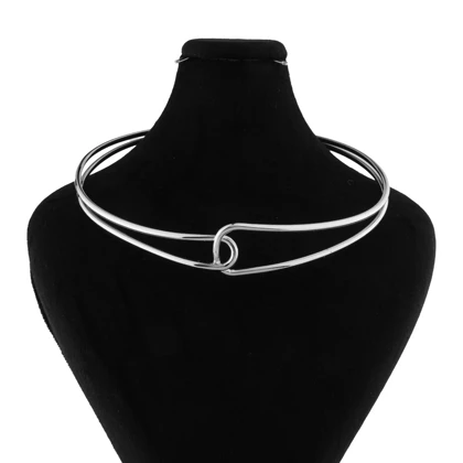 طوق زنانه مدل پیچی دولاین