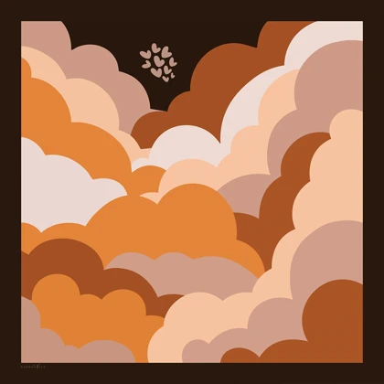 روسری ساتن ابریشم ابرا