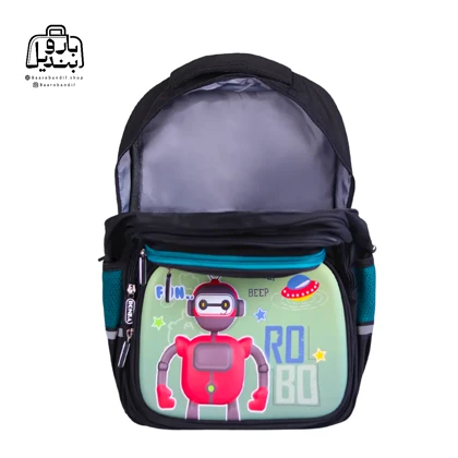 کوله‌پشتی مدرسه هونکا کد 2620 طرح ربات