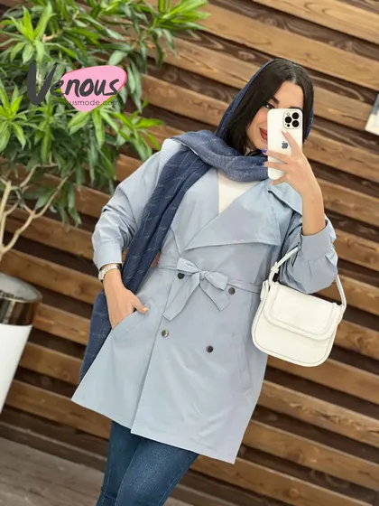 بارانی چهاردکمه یقه انگلیسی
