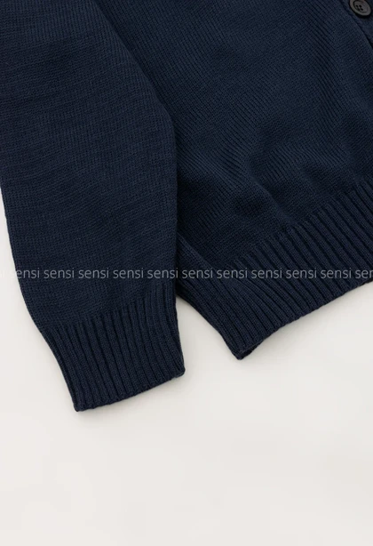 ژاکت بافت جلو دکمه کد1004534