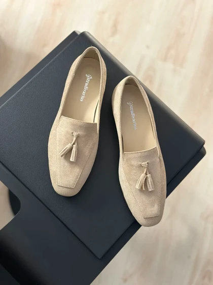 کفش کالج زنانه استرادیواریوس مدلStradivarius-Flat-shoes-FBl20