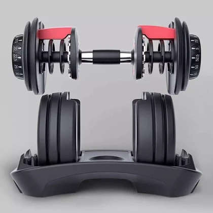 دمبل متغیر 2.5 تا 25 کیلوگرم بسته دو عددی