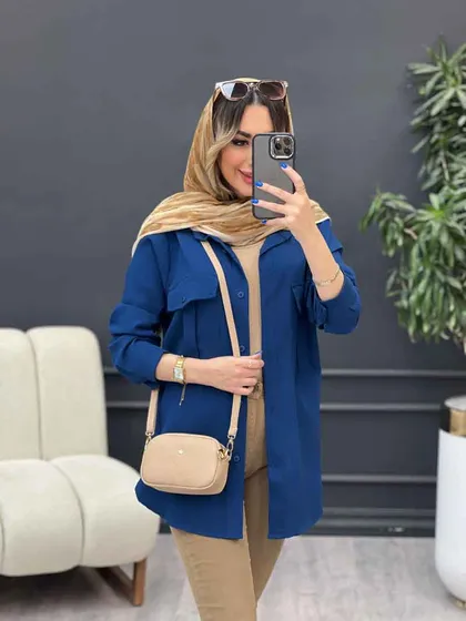 مانتو دو جیب پیله آرتمیس