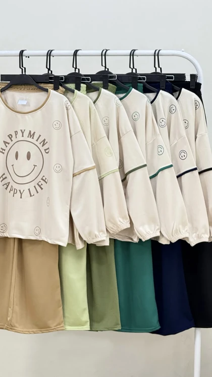 ست بلوز و شلوار استیکر