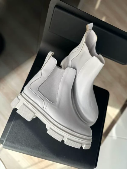 کفش نیم بوت زنانه مدل 00029 - Flat Ankle Boots