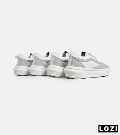 کفش اسنیکرزمردانه طوسی سفید ونس VANS