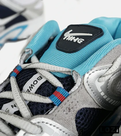 کفش کتانی مردانه و زنانه سفید نقره ای سرمه ای نایک NIKE v5 RNR مدل 7331