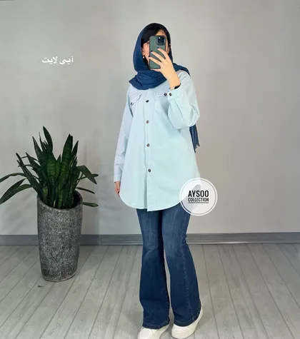 مانتو مداد رنگی پسته (ایراددار)