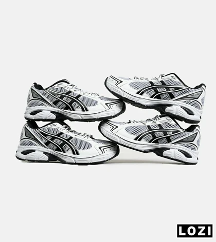 کفش کتانی بزرگ پا سفید مشکی ASICS GT 2130