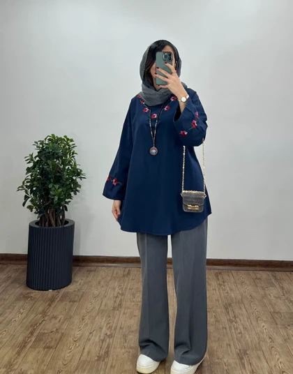 مانتو گلدوزی نرگس 3(ایراد دار)