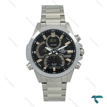ساعت مردانه کاسیو ادیفایس ECB_30D-1A استیل مشکی Casio-7379-G