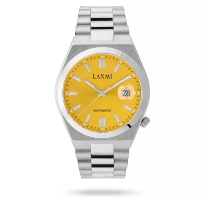 ساعت مچی مردانه لاکسمی بند استیل نقره ای کد Laxmi 8559/2