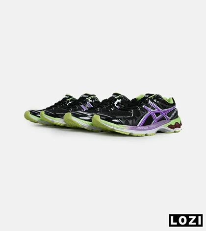 کفش کتانی زنانه مشکی بنفش ASICS KAYANO 20