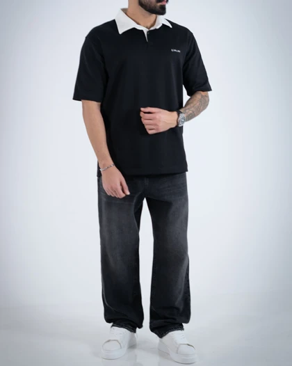 پولوشرت وارداتی ژاکارد-کد4797