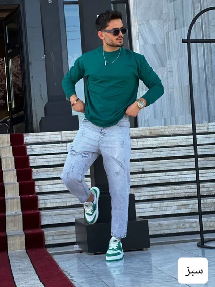 تیشرت آستین بلند سون _ کد 2027