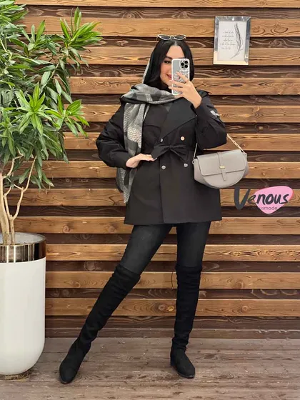بارانی چهاردکمه آستردار