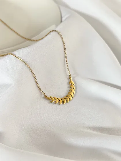گردنبند طرح گندم