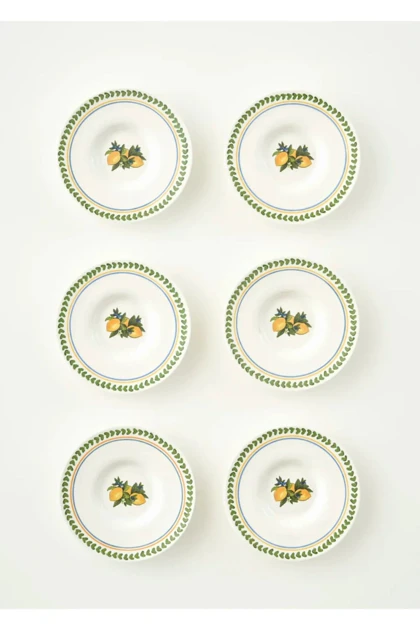 ست لیوان چای Bella Maison مدل Lemoncello پرسلان - چندرنگ