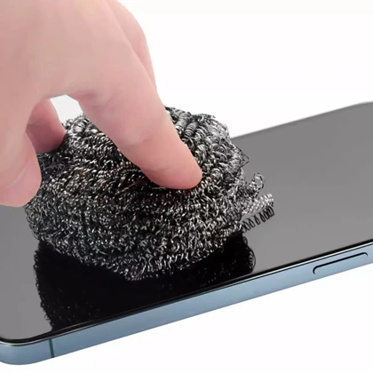 گلس شیشه ای تمام چسب 5 بعدی آیفون 16 موکسون KINGKONG