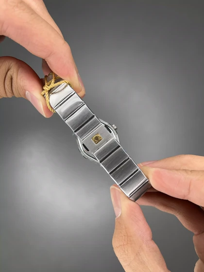 ساعت مچی امگا کانستلیشن سیلور صفحه سفید Omega Constellation