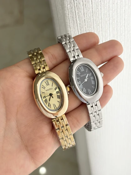 ساعت نایدو زنانه صفحه بیضی کپل