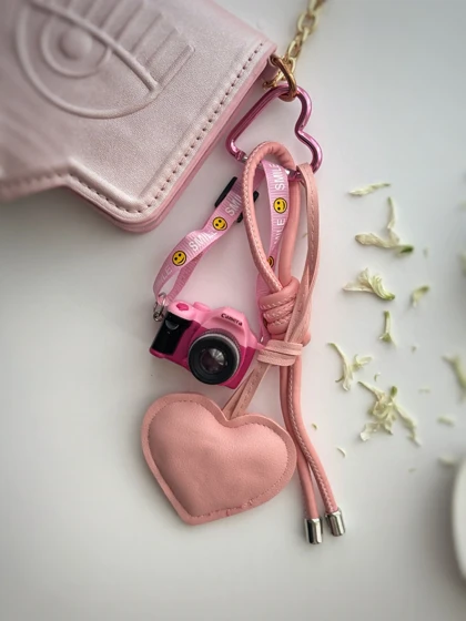 چارم بگ های فانتزی صورتی (رنگی)