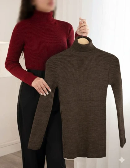 بافت یقه اسکی مدل شانیسا کد 40211