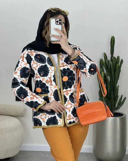 کت مزونی نوار دوزی شده(61)کد3429