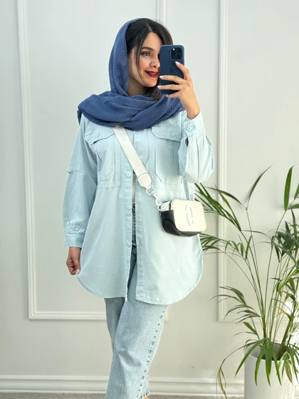 مانتو کتان پنبه ساتین