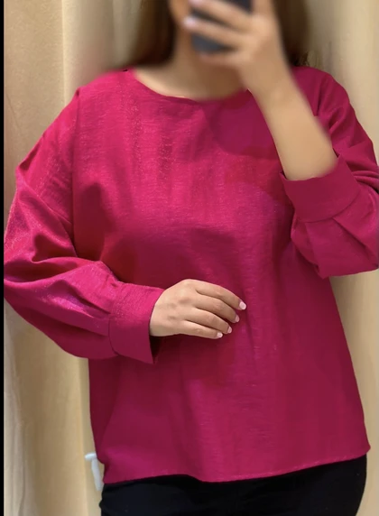 بلوز کتان لمه