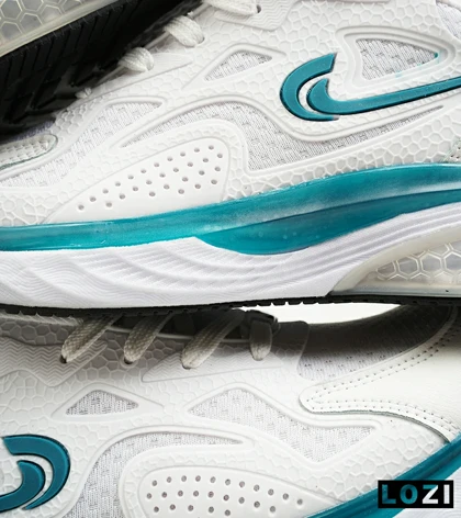کفش کتانی مردانه سفید آبی Nike air max pluse