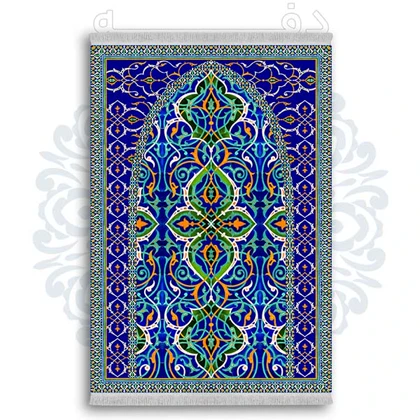 فرشینه از جنس پارچه هازان مخمل ترک طرح سجاده برند دفه کد DSJ 101
