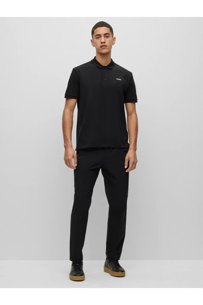 تیشرت یقه پولو مردانه hugo