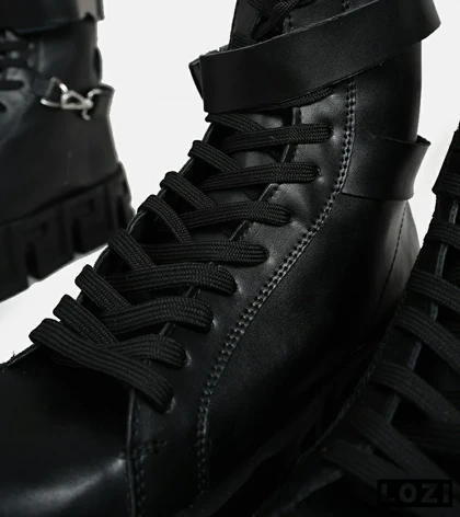 بوت مردانه مشکی VERSACE مدل 5761