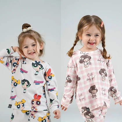 بلوز شلوار راحتی دخترانه و پسرانه