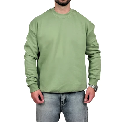 دورس مردانه سبز ماچا سه نخ طرح ساده