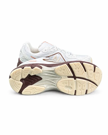 کتانی بزرگپا مدل نیوبالانس 1064 سفید کرم قهوه ای (کیفیتمستر) New Balance