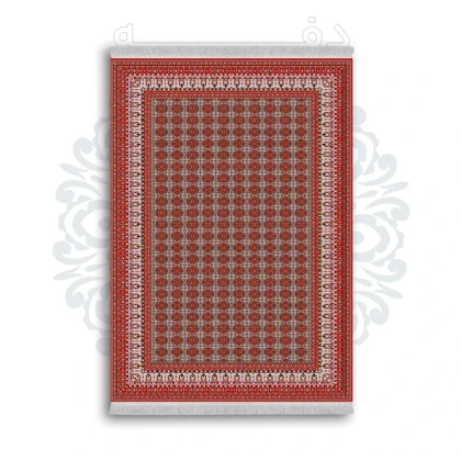 *جدید* فرشینه از جنس پارچه شانل مخمل ترک طرح فانتزی برند دفه کد 601