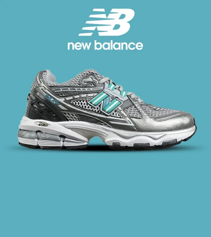 کفش کتانی طوسی خاکستری New Balance 1906R مدل 7359