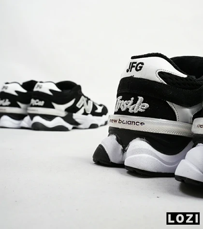 کفش کتانی مردانه و زنانه مشکی سفید NEW BALANCE 9060 مدل 2155