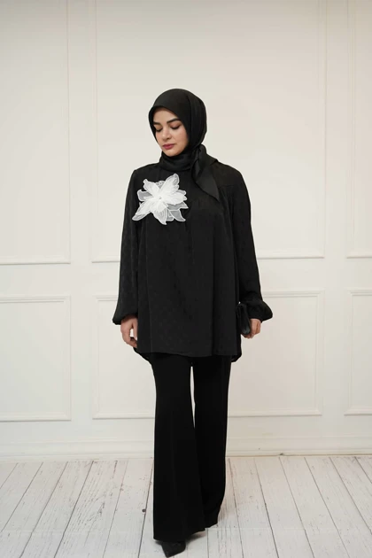 شومیز اشکی مشکی پناه