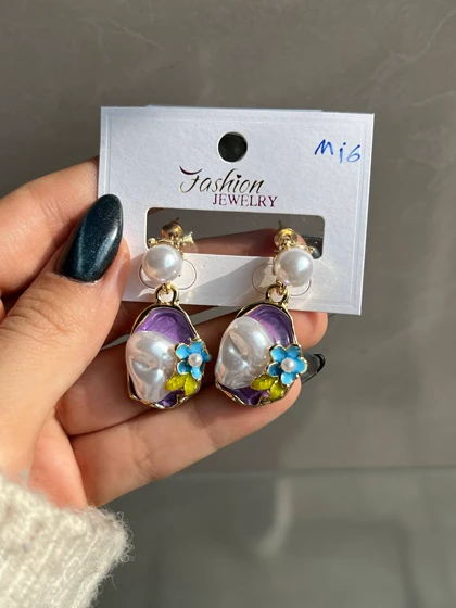 گوشواره میناکاری Mi6