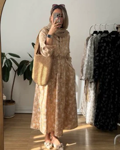 پیراهن مانتویی بابونه 2