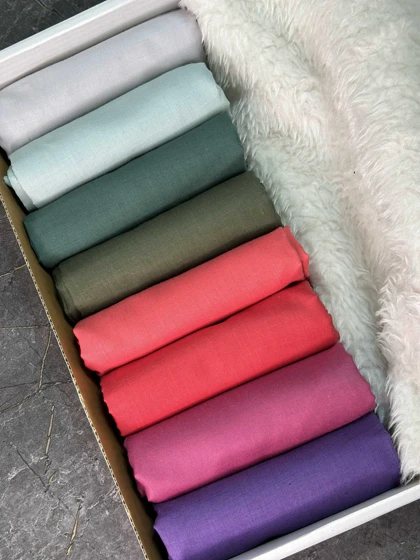 روسری وال هندی در رنگبندی