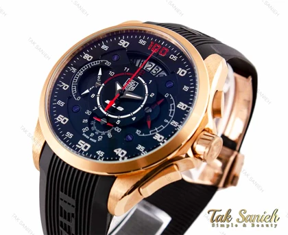 ساعت تگ هویر مرسدس بنز رزگلد مشکی Tag-3227-G