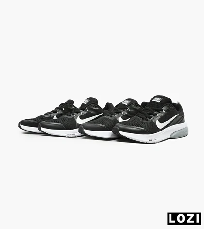 کفش کتانی بزرگ پا مشکی سفید NIKE zoom